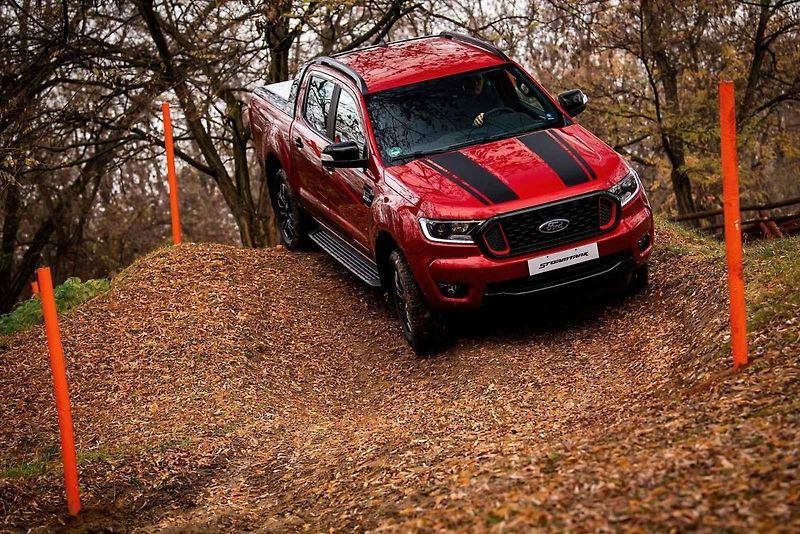 V areálu maďarského závodního okruhu jsme zkoušeli nové verze Fordu Ranger