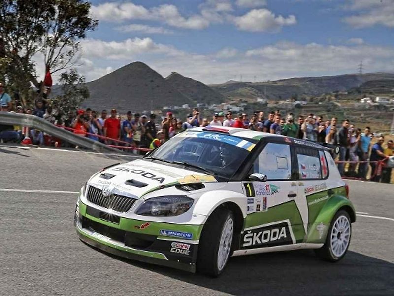 Jan Kopecký na Rallye Kanárské ostrovy.