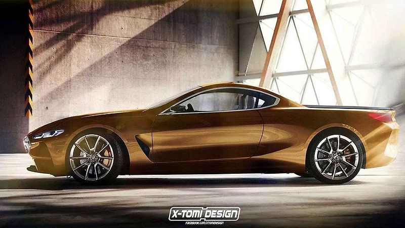Neoficiální ilustrace konceptu BMW řady 8 s praktickou karoserií shooting brake.