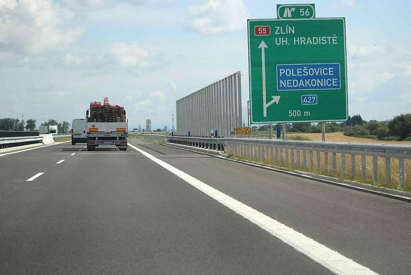 Sedm kilometrů nové dálnice D55 nahradí přetíženou I/55.