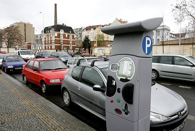 Solární parkovací automat na Praze 7., zdroj: Se svolením Ivana Babeje