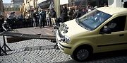 Z natáčení komedie Když se zhasne v Olomouci