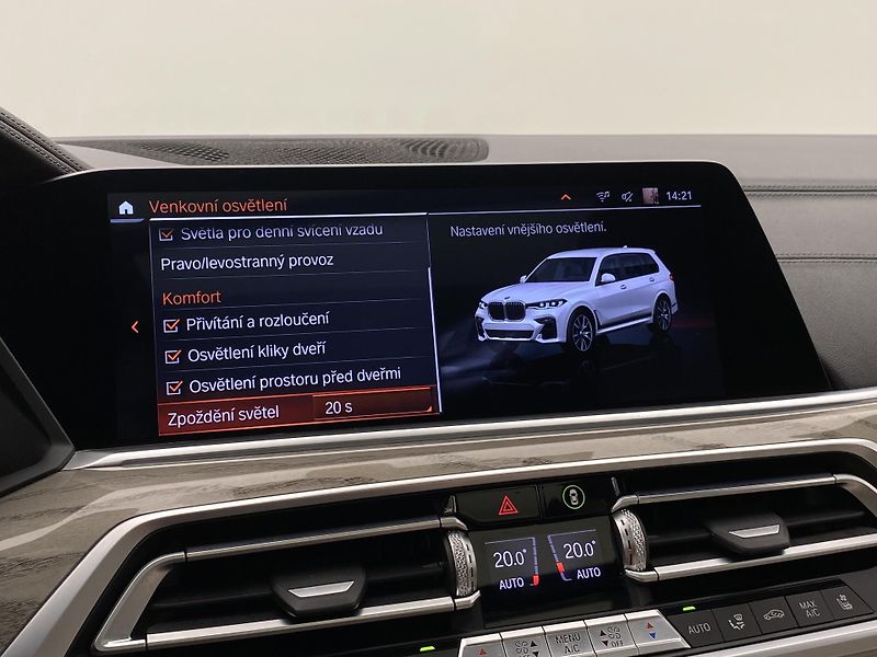 BMW X7 xDRIVE 30d M-PAKET CZ 6míst - fotka 60 z 88