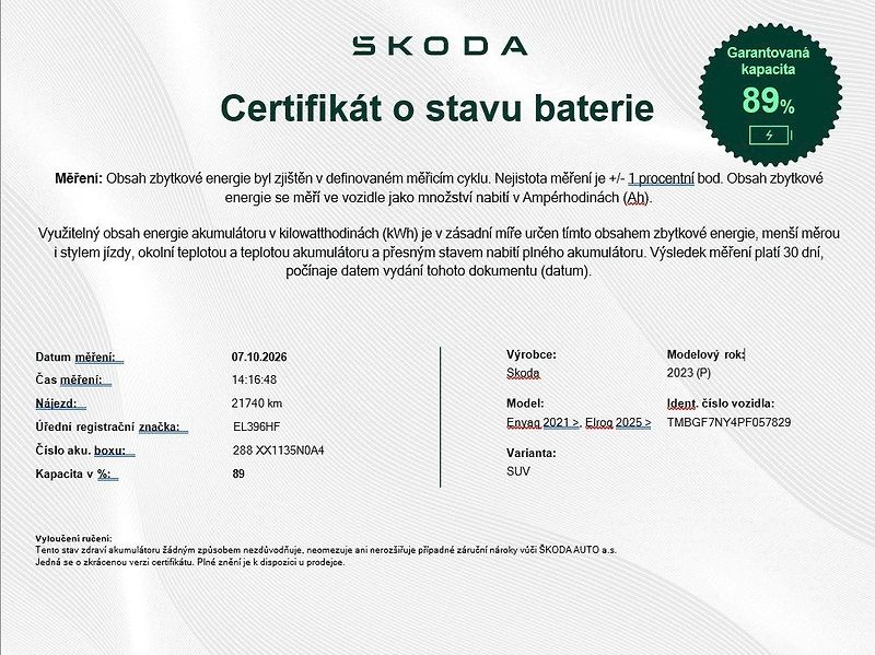 Škoda Enyaq (2023) RS 220 kW 4x4 ADVANCED Paket - fotka 6 z 35