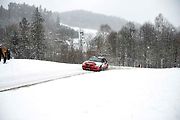 Horkou novinkou mezi ralleyovými soutěžemi byla sobotní 1. ÚAMK Daltek Rally 2023, která se jela v okolí Bystřičky a Malé Bystřice na Vsetínsku. Foto: pro Deník/Jiří Hejtmánek
