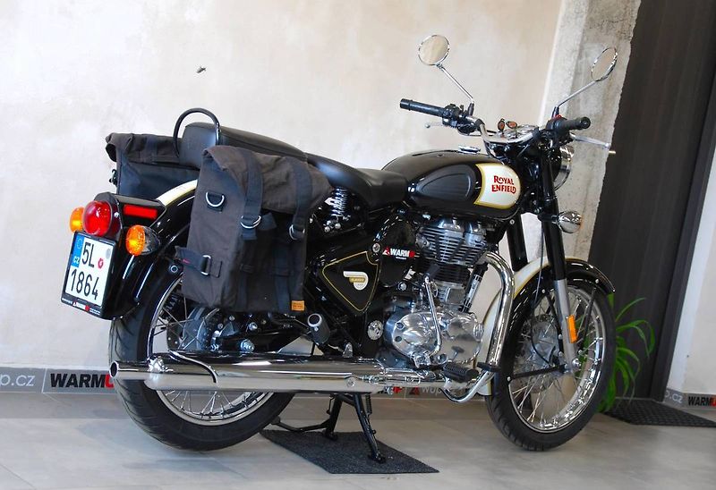 Royal Enfield Bullet 500 Classic (2021) krásný stav,1.m - fotka 4 z 21