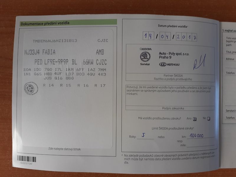 Škoda Fabia (2017) 1.2 TSi  NOVÉ ROZVODY - fotka 23 z 23