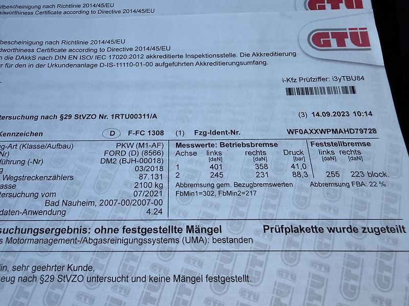 Ford Kuga 1.5 EB ST PANORAMA SERVISKA - fotka 42 z 48