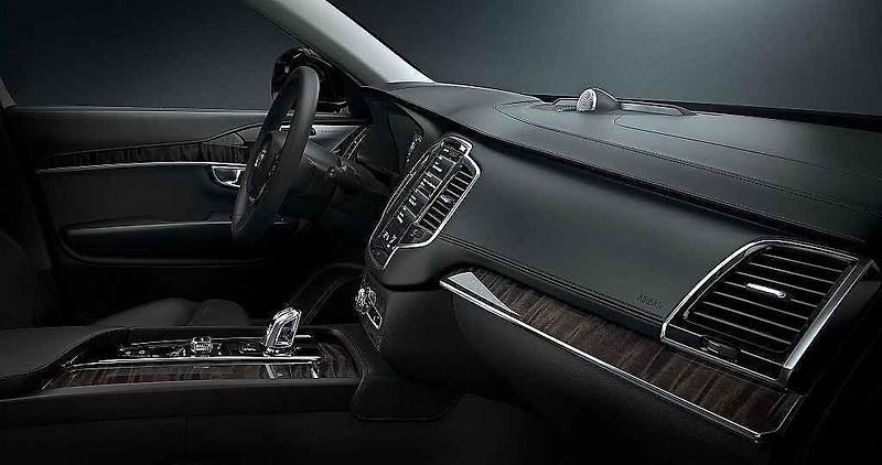 Interiér nového Volva XC90.
