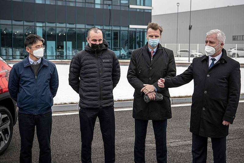 Automobilka Hyundai v Nošovicích, leden 2022.