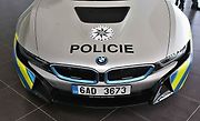 BMW i8 ve službách Policie ČR.