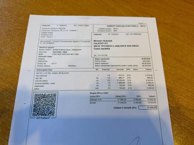 Volkswagen Multivan 2,0 TDi DPH  /103 kW/edice Cup - fotka 30 z 32