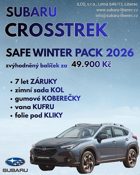 Subaru Crosstrek (2026) COMFORT - (POD)ZIMNÍ VÝPRODEJ - fotka 2 z 7