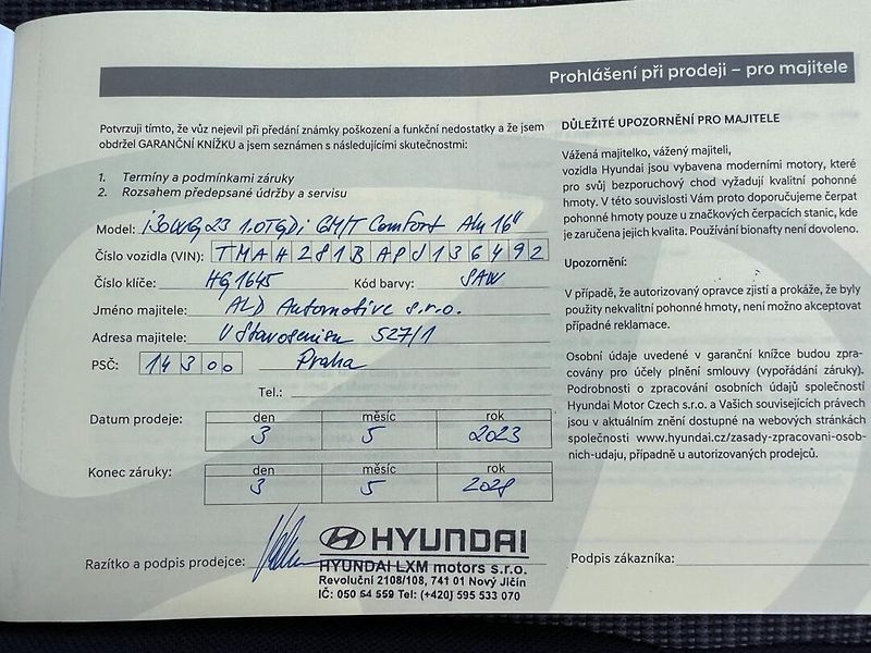 Hyundai i30 (2023) Com.1.0T-GDi Comfort! ČR+1maj. - fotka 20 z 34
