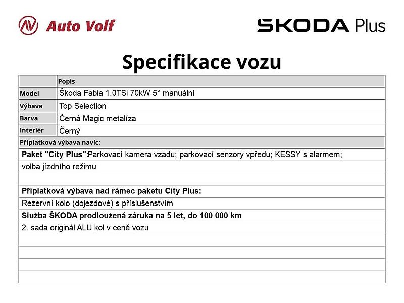 Škoda Fabia (2025) Top Selection 1.0TSi 70kW 5°ma - fotka 6 z 30
