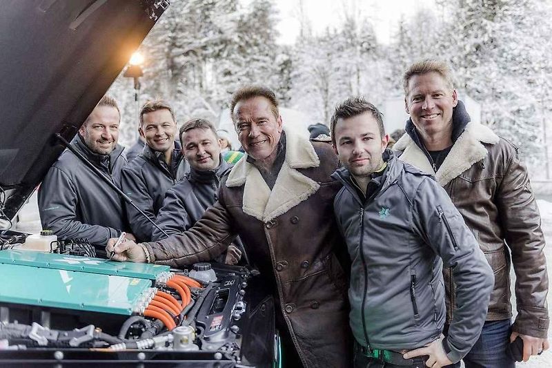Elektrická třída G Arnolda Schwarzeneggera.