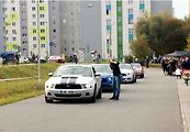 Za charitativním srazem amerik v jihočeském Táboře stojí vojenský policista Jaroslav Grepl (37), pomáhá už 7. rokem.