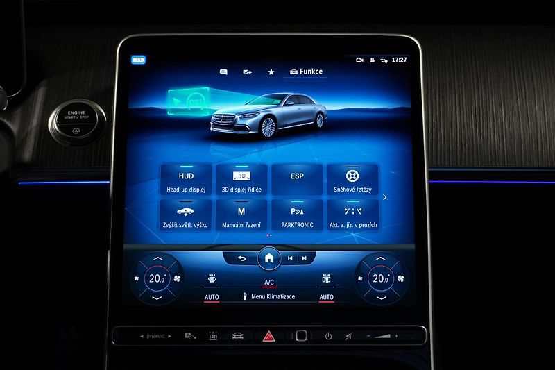 Mercedes-Benz Třídy S S400D,LONG,ČR,ZÁRUKA,MASÁŽ - fotka 38 z 38