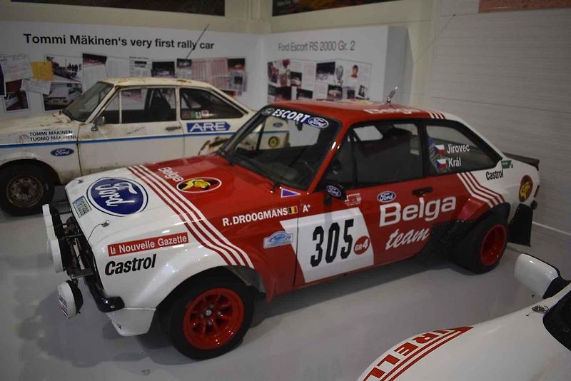 Francois Delecour u zapůjčeného vozu Alpine pro Rally Pačejov