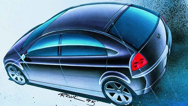 Návrh tehdejšího šéfa designu Luca Donkerwolkeho