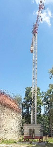 Terex (2004) 50-35m/2.5t jeřáb věž GRU 91 - fotka 2 z 10