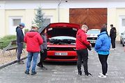 Z podzimního autosrazu v areálu Pivovaru Holanďan v Hlízově.