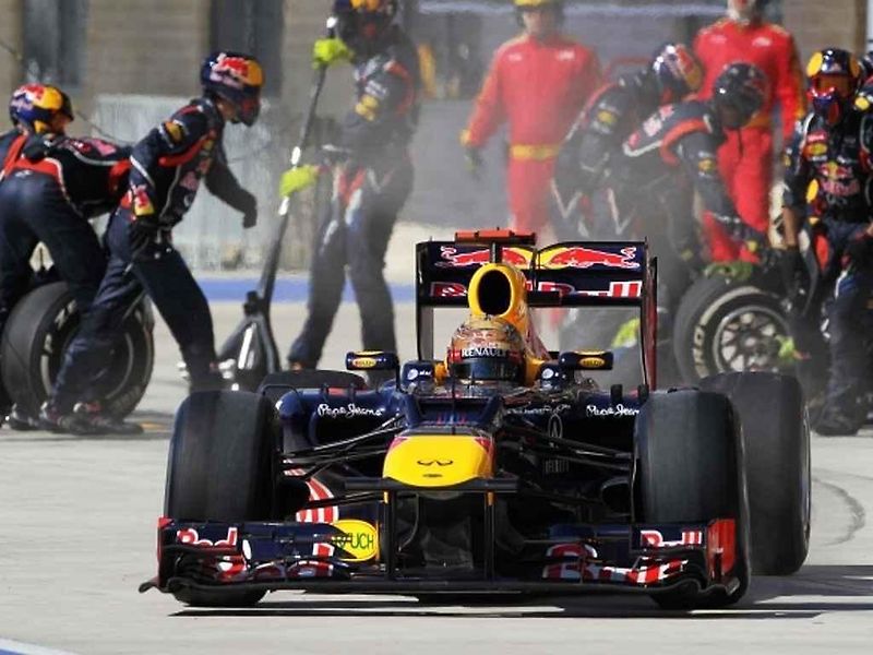 Sebastian Vettel skončil ve Velké ceně USA v Austinu druhý.