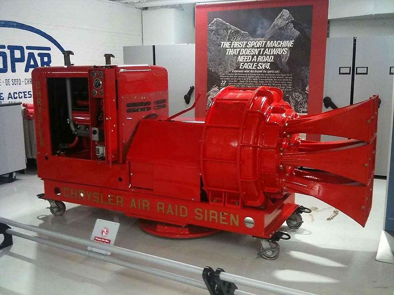 Chrysler Air Raid Siren.
