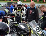 Motocykl Kevina Wahra třídy Supersport při přejímce.