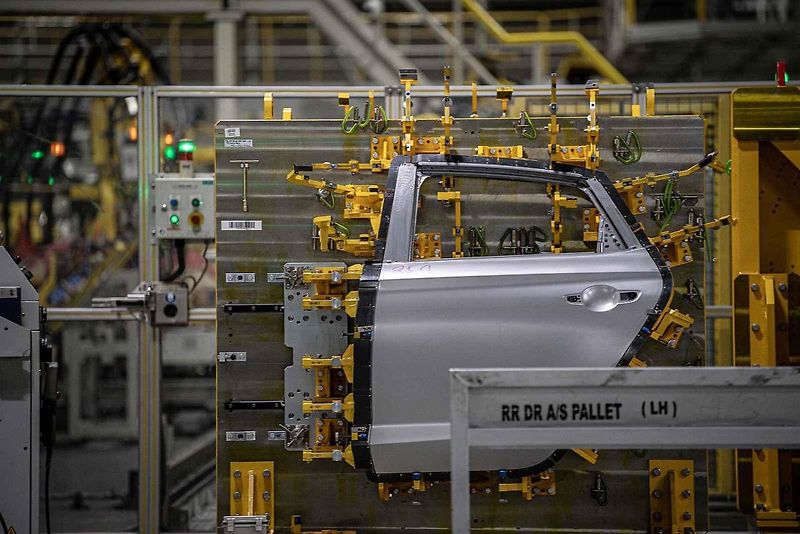 Automobilka Hyundai v Nošovicích, leden 2022.
