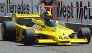 Fittipaldi Ford F5A-2 v paddocku v roce 2000 v Mostě.