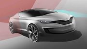 A je tu další atraktivní kupé. Vlastní pohled na vývoj designového jazyku domácí značky představil designér Marek Weidlich pomocí konceptu Škoda Vision R.