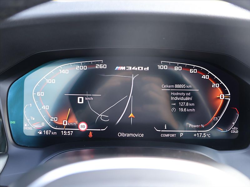 BMW Řada 3 3,0 M340d 250 kW xDrive CZ DPH - fotka 24 z 40