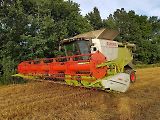 Claas 660 z různých úhlů pohledu.