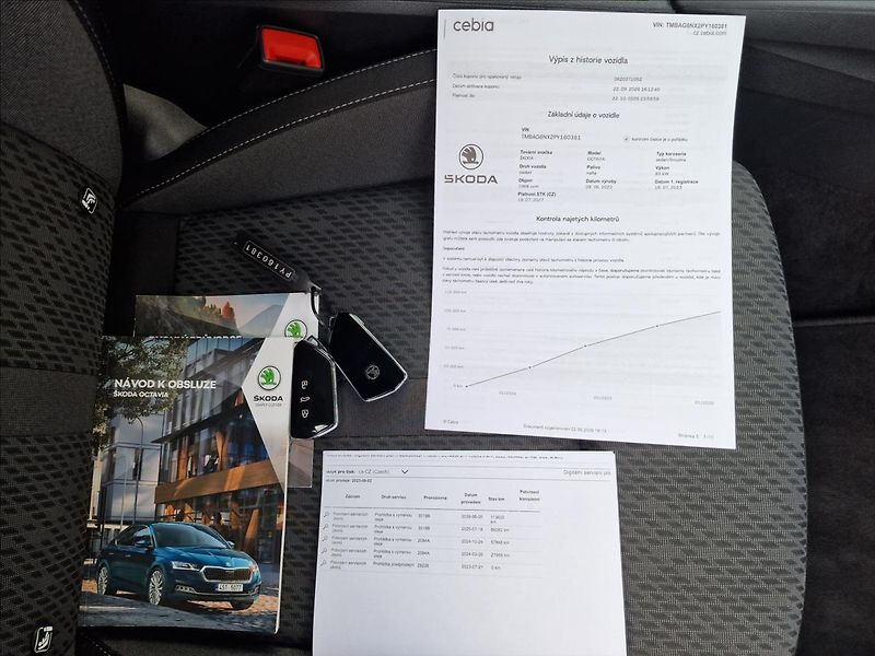 Škoda Octavia 2.0TDI DSG Style,ČR,1.Majitel - fotka 48 z 50