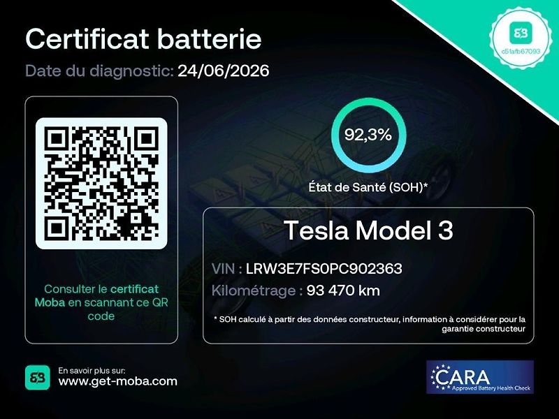 Tesla Model 3 RWD LED ACC 18ALU NAVI SOH 92% - fotka 17 z 17
