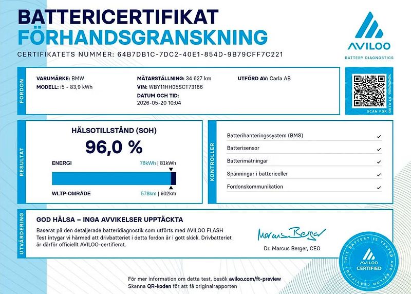 BMW i5 eDrive40 Touring M SoH 96% Kam - fotka 2 z 26