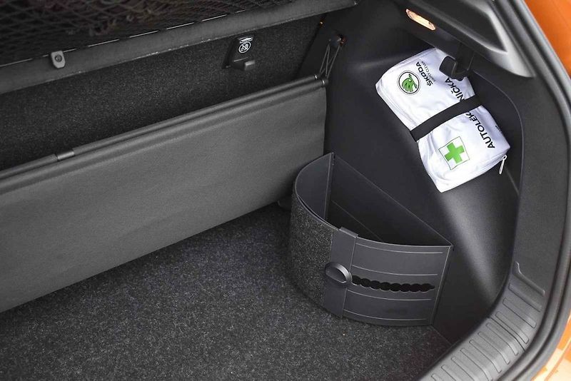 Nová Fabia v Jizerských horách s výhledem na Ještěd