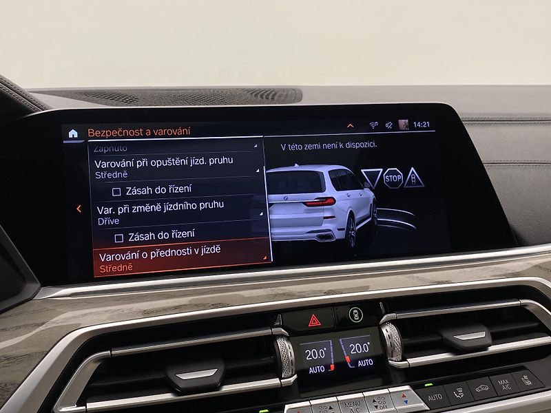 BMW X7 xDRIVE 30d M-PAKET CZ 6míst - fotka 62 z 88