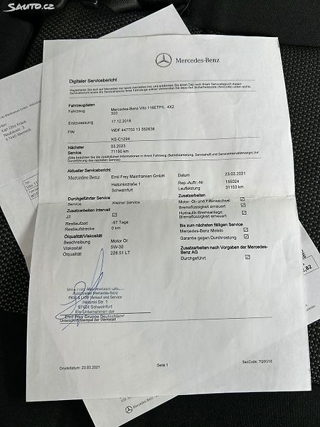 Mercedes-Benz Vito (2018) 116 CDi 120KW naj.93 TIS !!! L - fotka 37 z 38