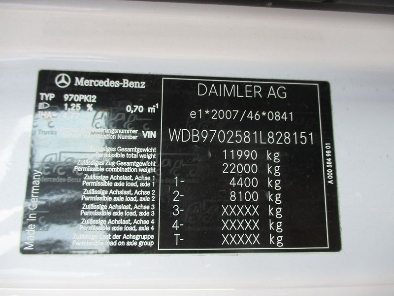 Mercedes-Benz Atego 1222, HČ, 17 palet,  1 L - fotka 18 z 18