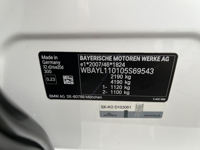 BMW X2 (2021) 2,0xD M-packet 140Kw,TZ,head-u - fotka 39 z 43