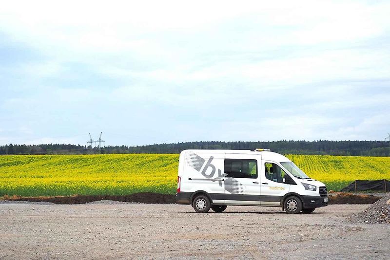 Snímky z výstavby dálnice D35 Džbánov - Litomyšl, duben 2025