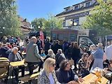 Kolonádu ovládla italská auta, na náměstí se dala ochutnat jihoevropská jídla.