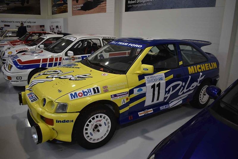 Francois Delecour u zapůjčeného vozu Alpine pro Rally Pačejov
