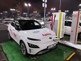 Celkem jsme absolvovali tři průběžné dobíjecí zastávky - z toho dvě v noci