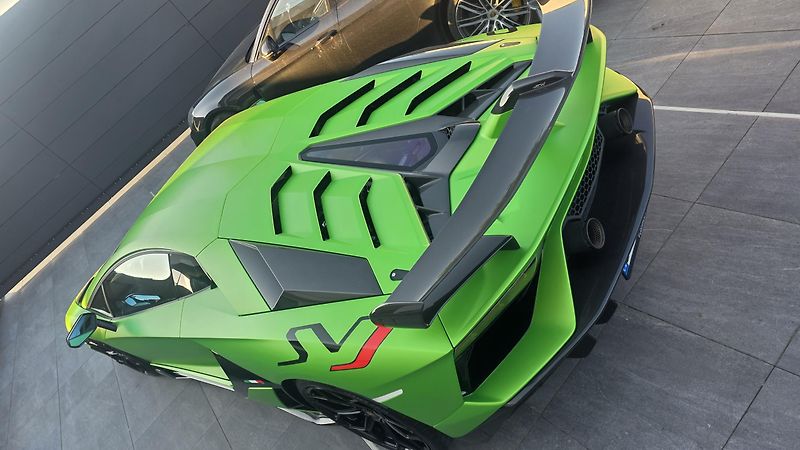 Lamborghini Aventador (2020) SVJ MAT GREEN-CARBON-SERVIS - fotka 2 z 12