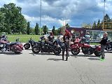 Sraz majitelů motocyklů značky Indian v Českých Budějovicích.