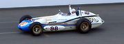 Parnelli Jones za volantem svého vozu při spanilé jízdě na Indy500 v roce 2012.