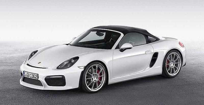 Porsche Boxster Spyder.